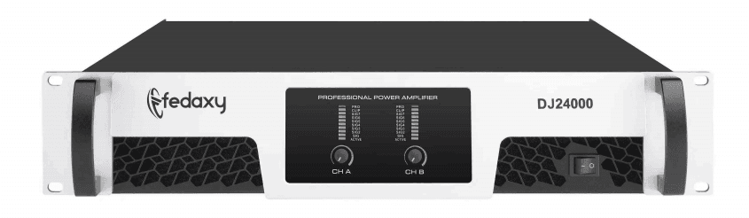 DJ24000 2U 2 Channel 2x2400W Class TD Power Amplifier