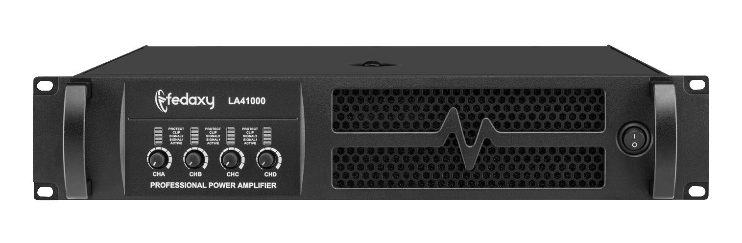 LA41000 4 Channel 4x1000W Class H Power Amplifier
