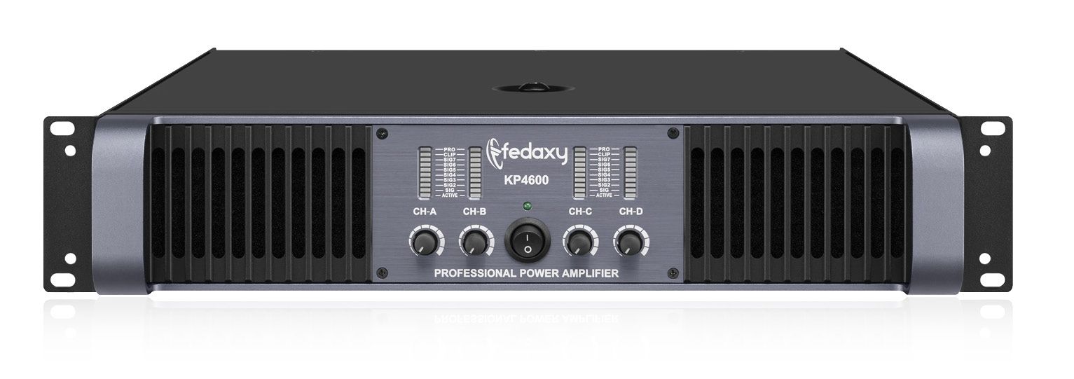 KP4600 4 Channel 4x600W Class H Power Amplifier