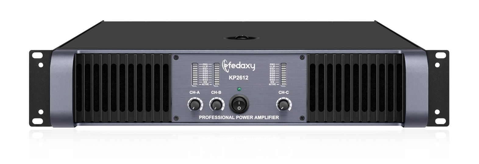 KP2612 3 Channel 2x600+1200W Class H Power Amplifier