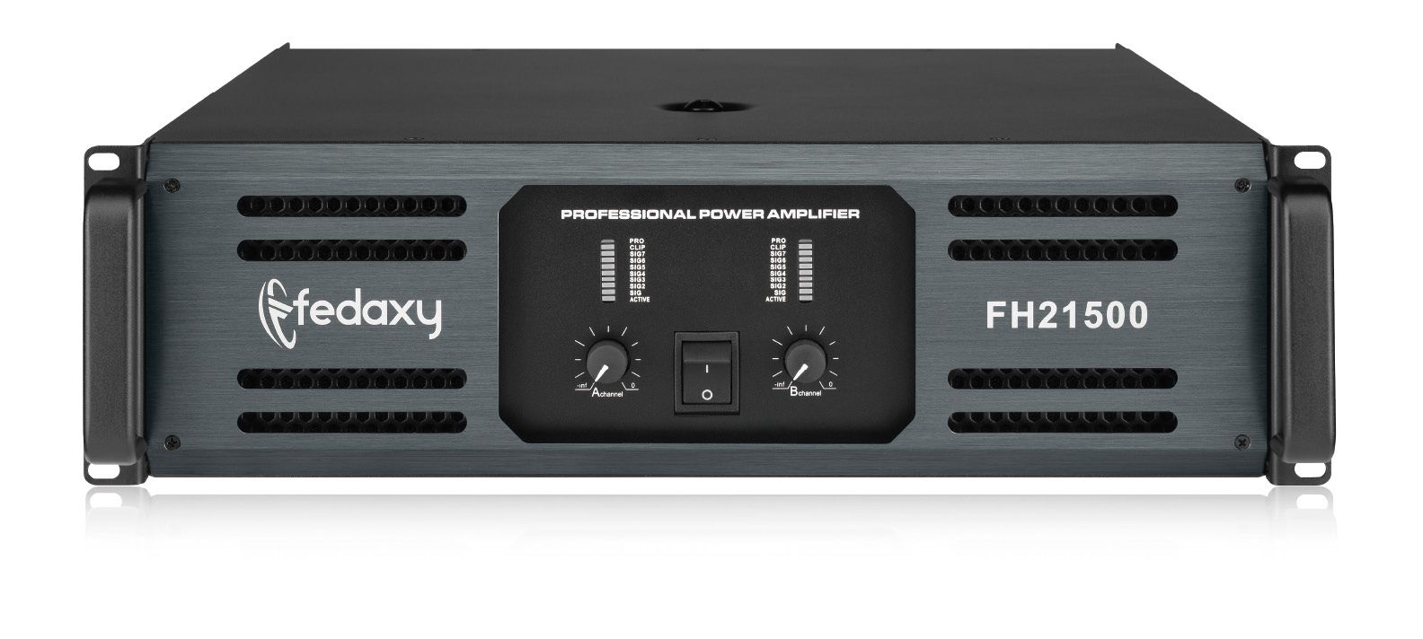 FH21500 3U 2 Channel 2x1500W Class H Power Amplifier