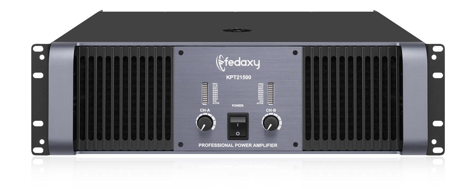 KPT21500 3U 2 Channel 2x1500W Class H Power Amplifier