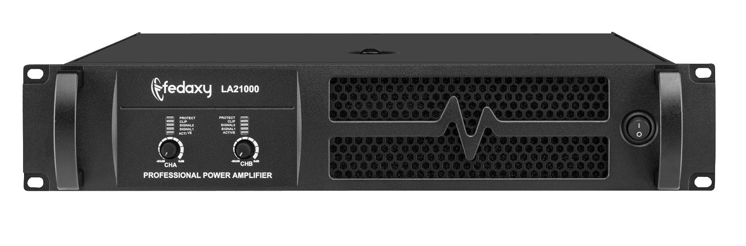 LA21000 2 Channel 2x1000W Class H Power Amplifier