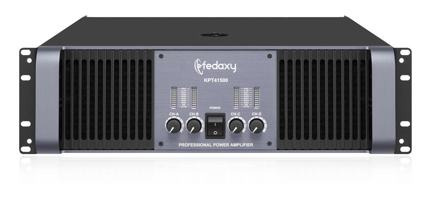 KPT41500 3U 4 Channel 4x1500W Class H Power Amplifier