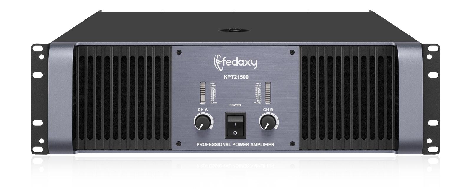 KPT21500 3U 2 Channel 2x1500W Class H Power Amplifier