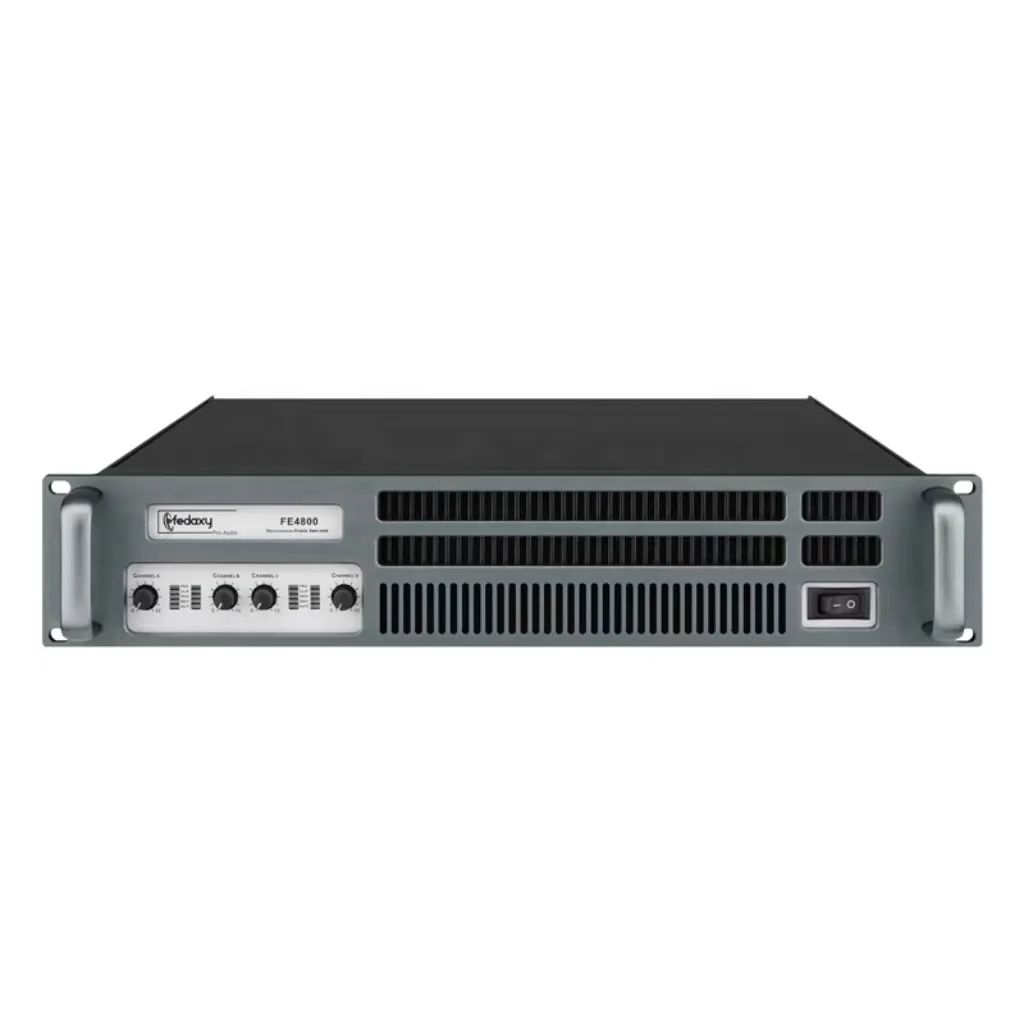 800W 4 Channel 2U Digital Power Amplifier Professional Class H Power Amplifier